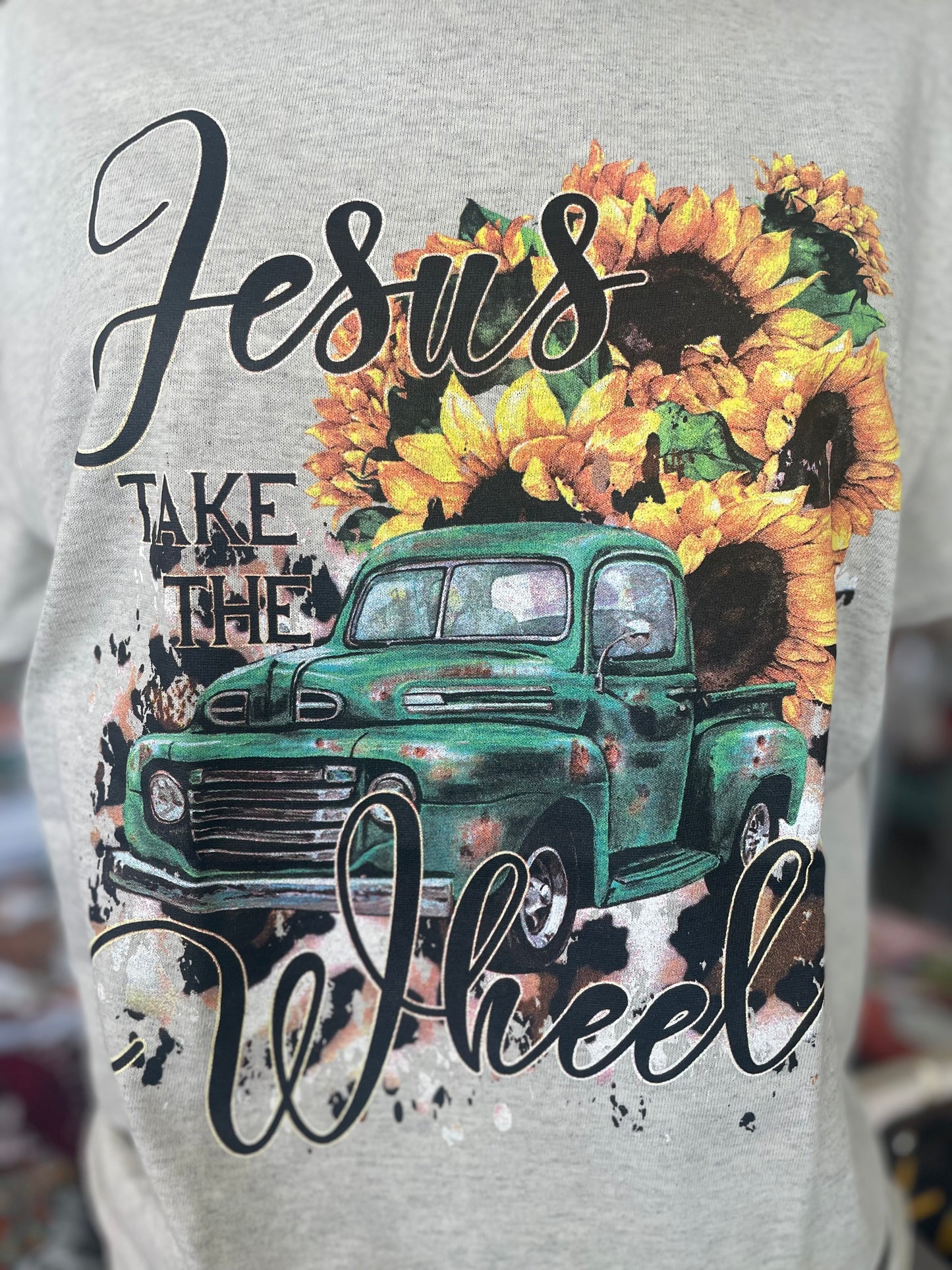 Jesus Take The Wheel Tee