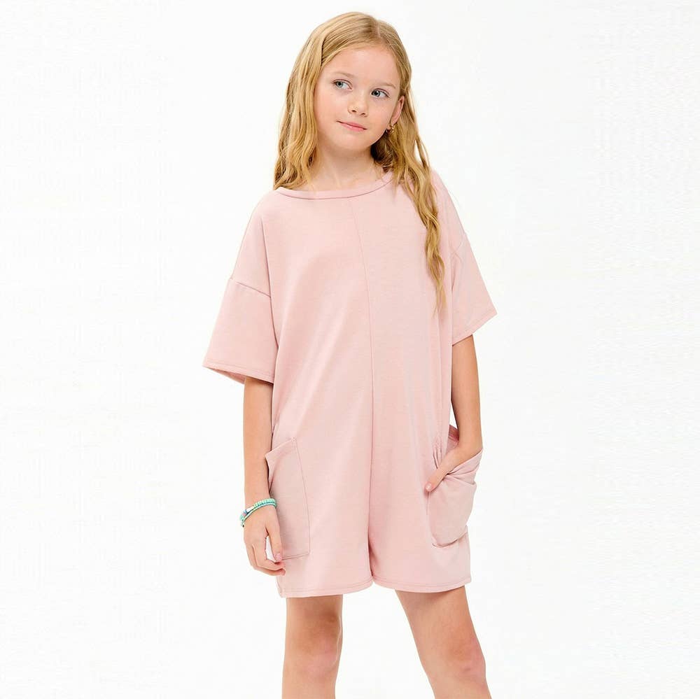 Low-Back Oversized Romper/Onesie