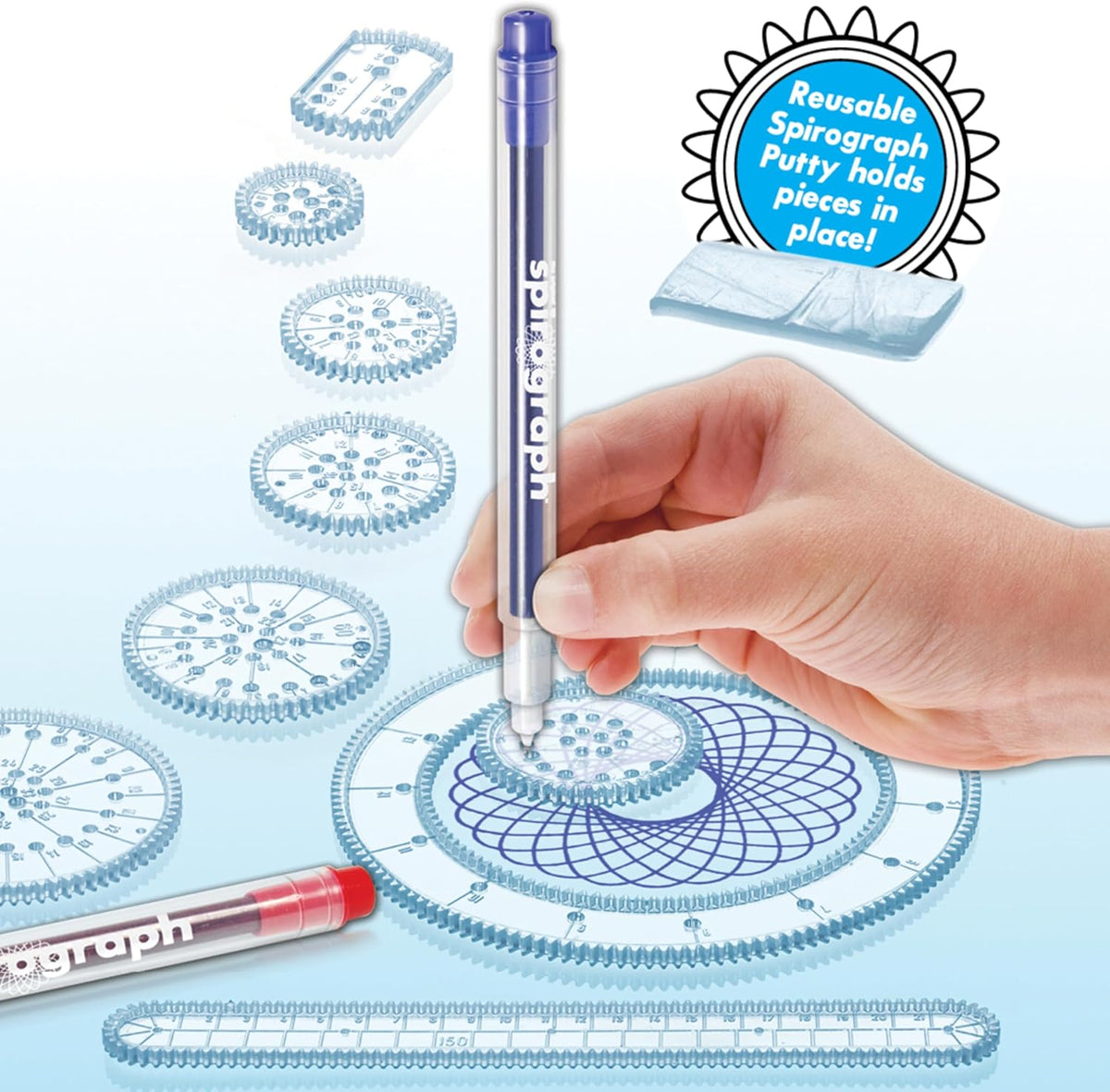 Spirograph Design Set Collectors Tin