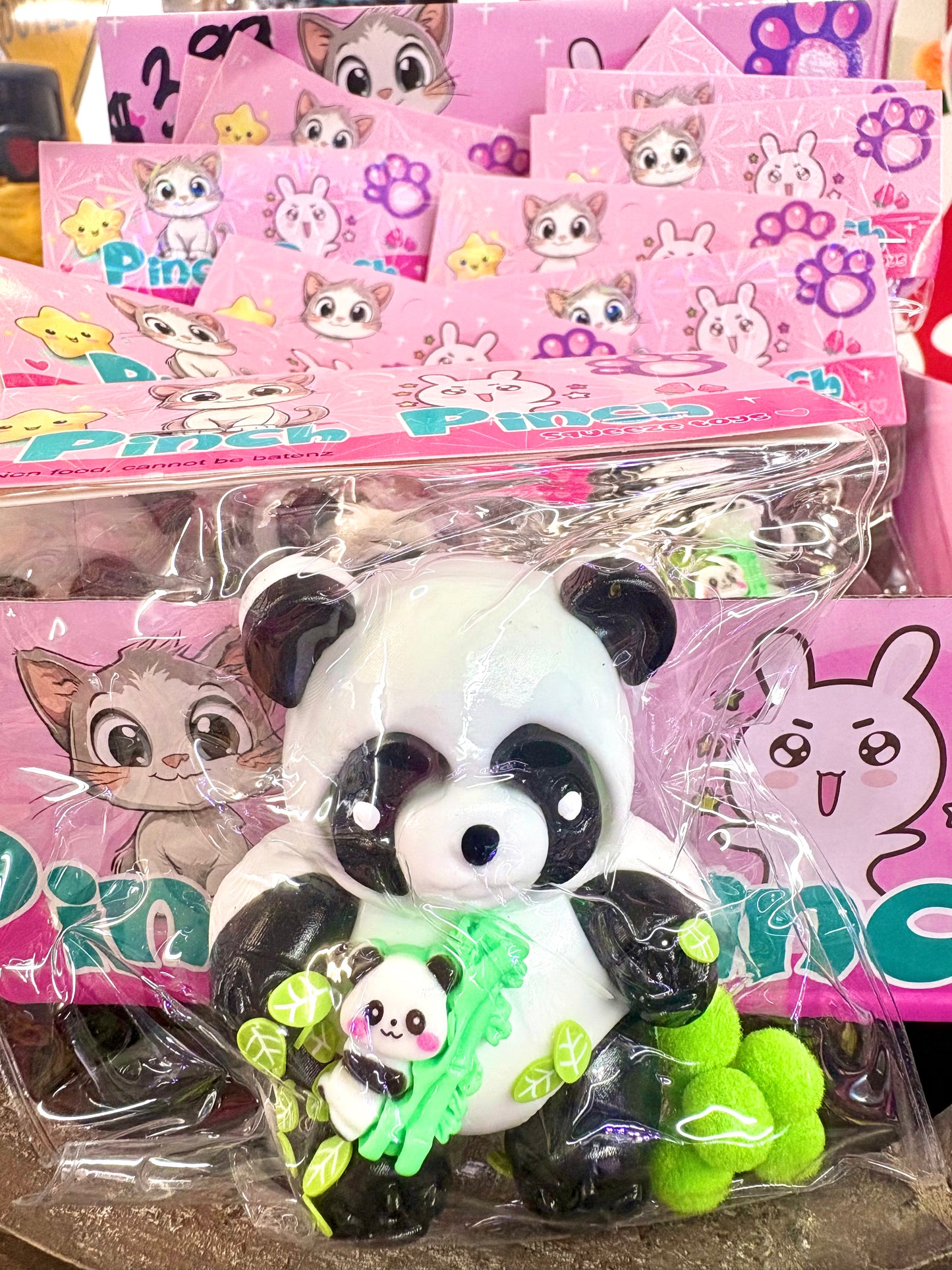 Panda Pinch Pinch Squishy