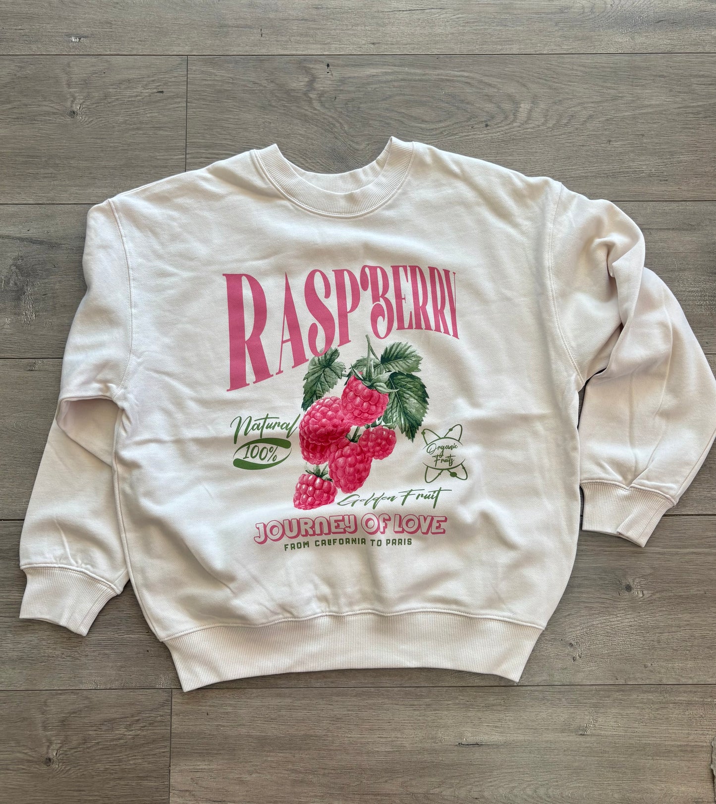Raspberry Graphic Sweatshirt