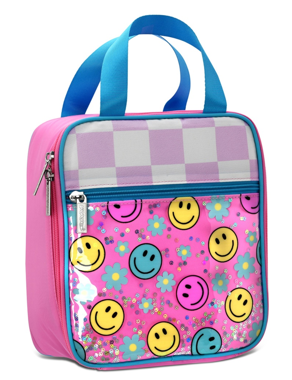 Happy Check Lunch Tote