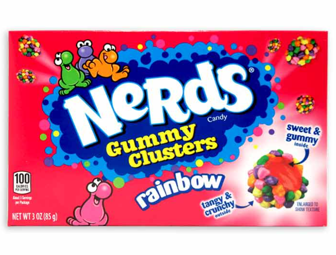 Rainbow Nerds Clusters Theatre Box