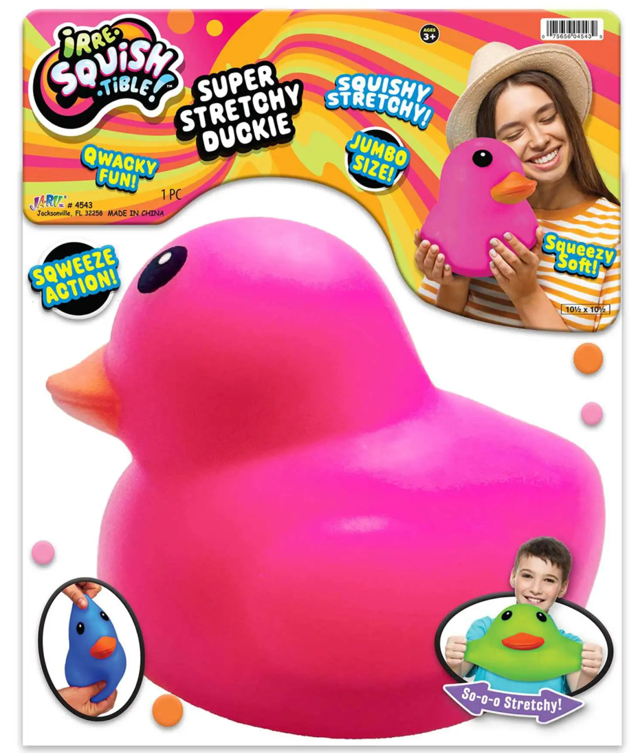 Super Stretchy Duckie 6-Inch Squishy Toy