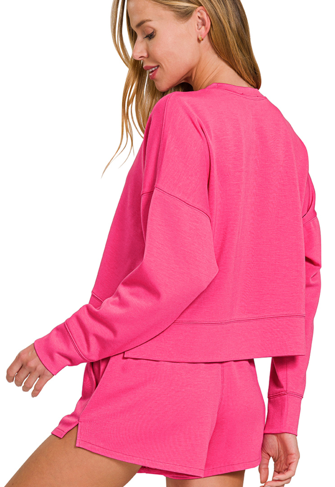 Scuba Long Sleeve Sweatshirt & Shorts Set