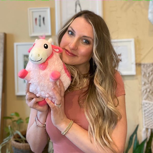 Mini Strawberry Cow Squishable