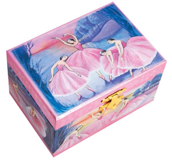 Iridescent Ballerina Jewelry Box