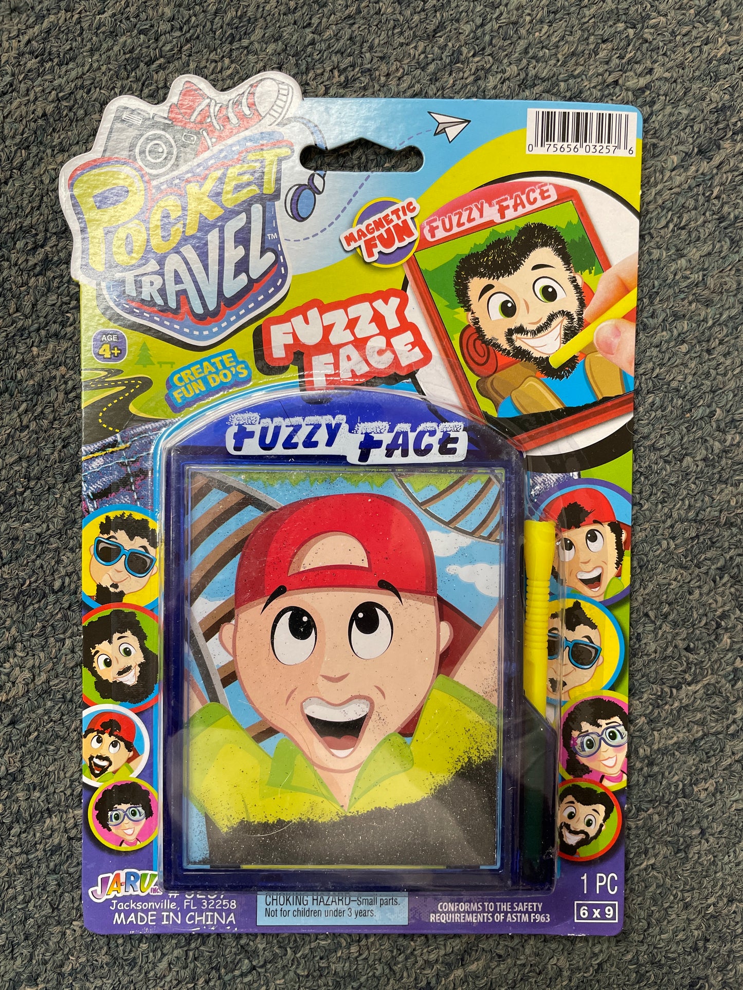 Magnetic Fuzzy Face Toy