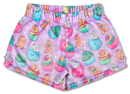 Gingerbread Cafe Plush Shorts