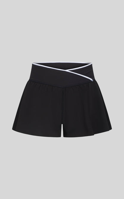 Girls Lightstreme Crossover Criss Cross Everyday Shorts