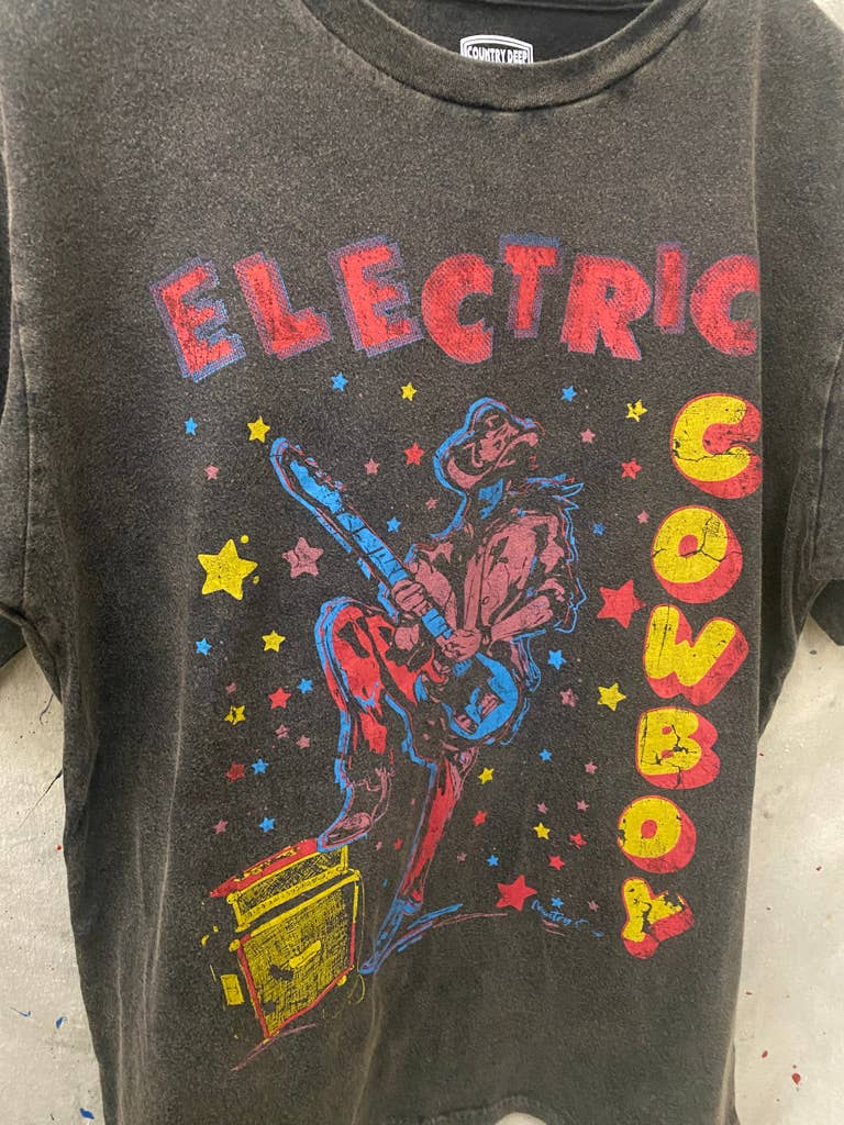 Electric Cowboy Pigment Dyed Wash Relaxed Tee
