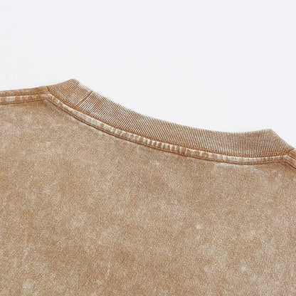 Vintage Washed Cotton Oversized T-Shirt