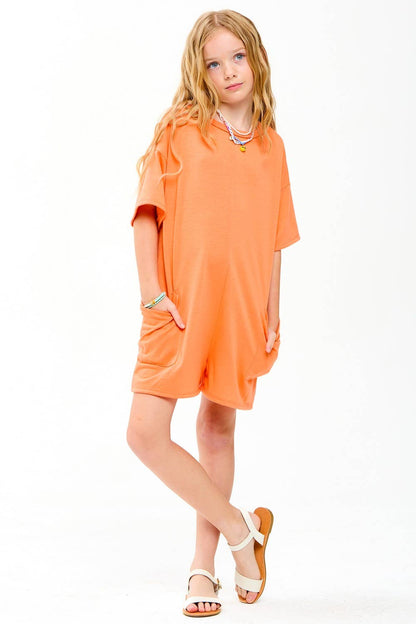 Low-Back Oversized Romper/Onesie