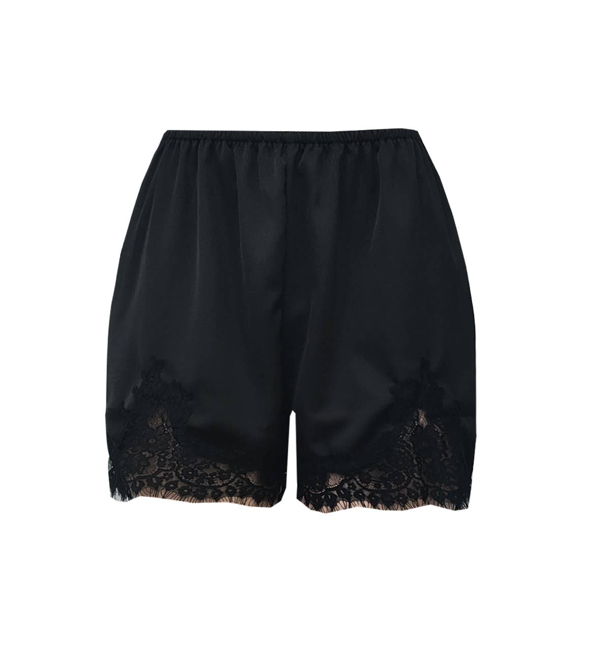 Lightweight Lace Trim Relaxed Fit Boxer Shorts