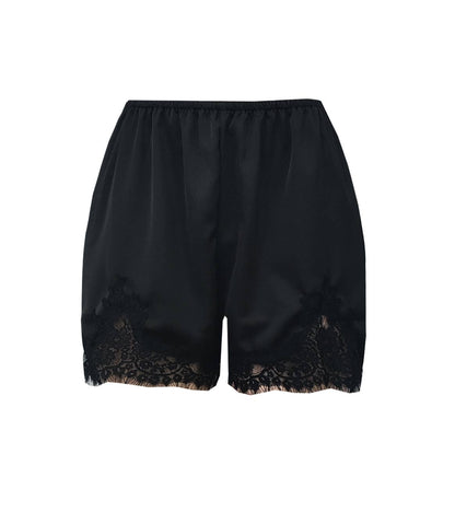 Lightweight Lace Trim Relaxed Fit Boxer Shorts