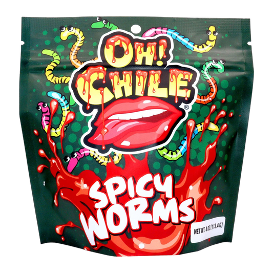 Oh! Chile Spicy Worms 4 oz