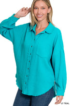 Long Sleeve Gauze Top