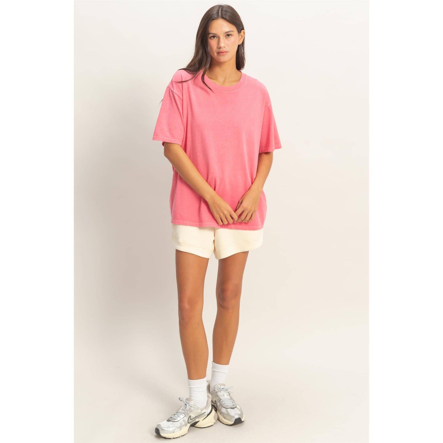 Pigment Dyed Crew Neck T-Shirt