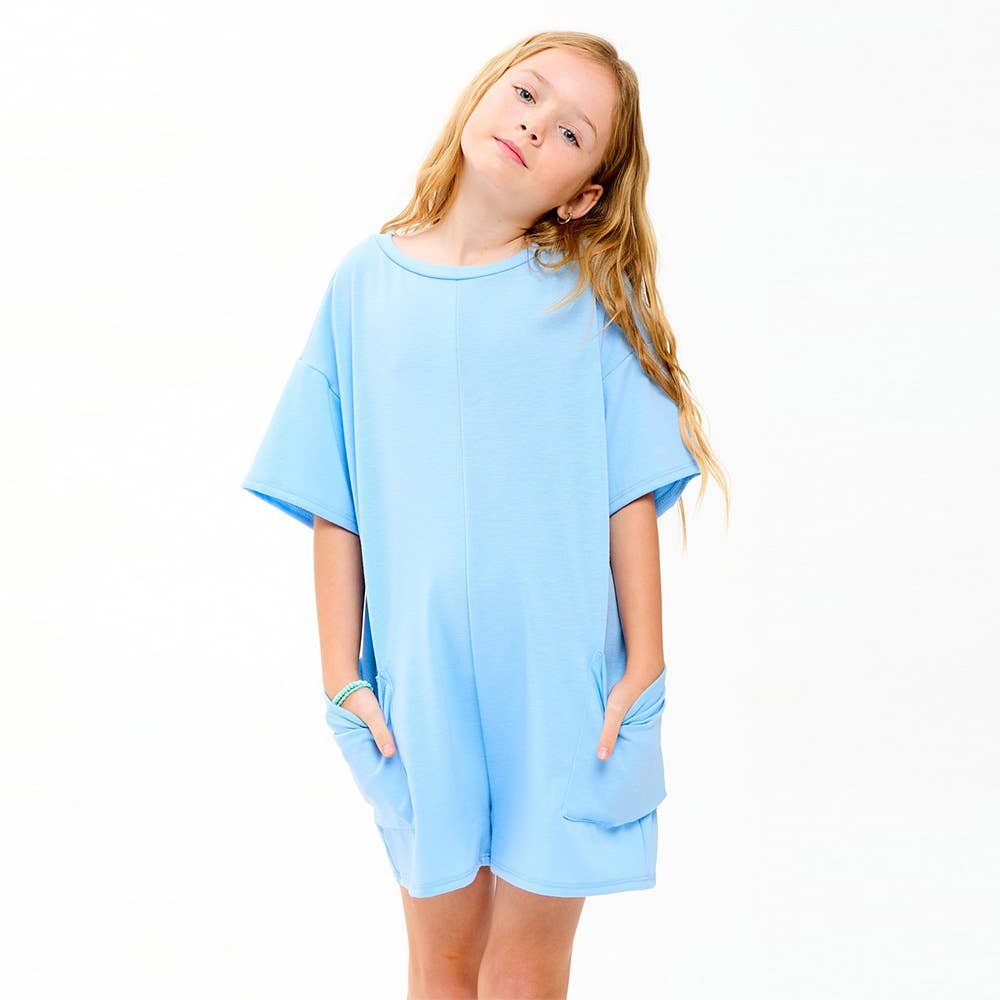 Low-Back Oversized Romper/Onesie