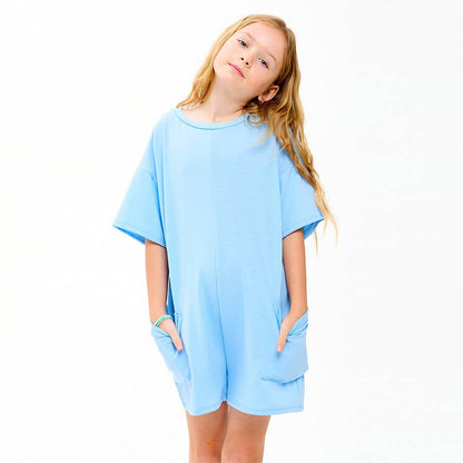 Low-Back Oversized Romper/Onesie