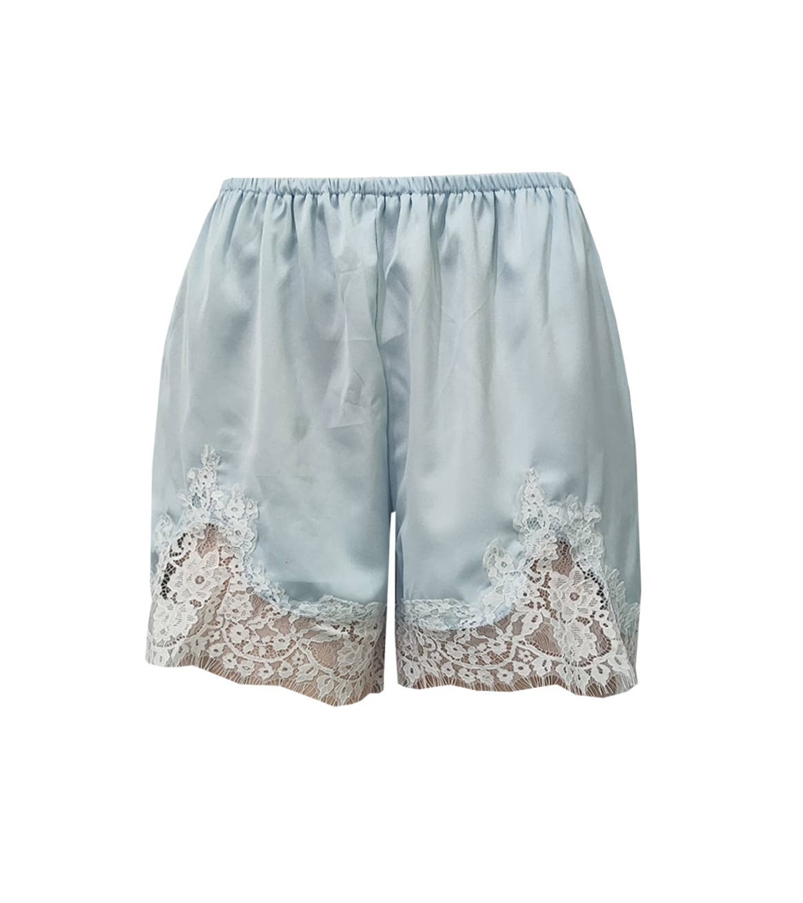 Lightweight Lace Trim Relaxed Fit Boxer Shorts