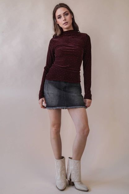 Leopard & Stone Fitted Top