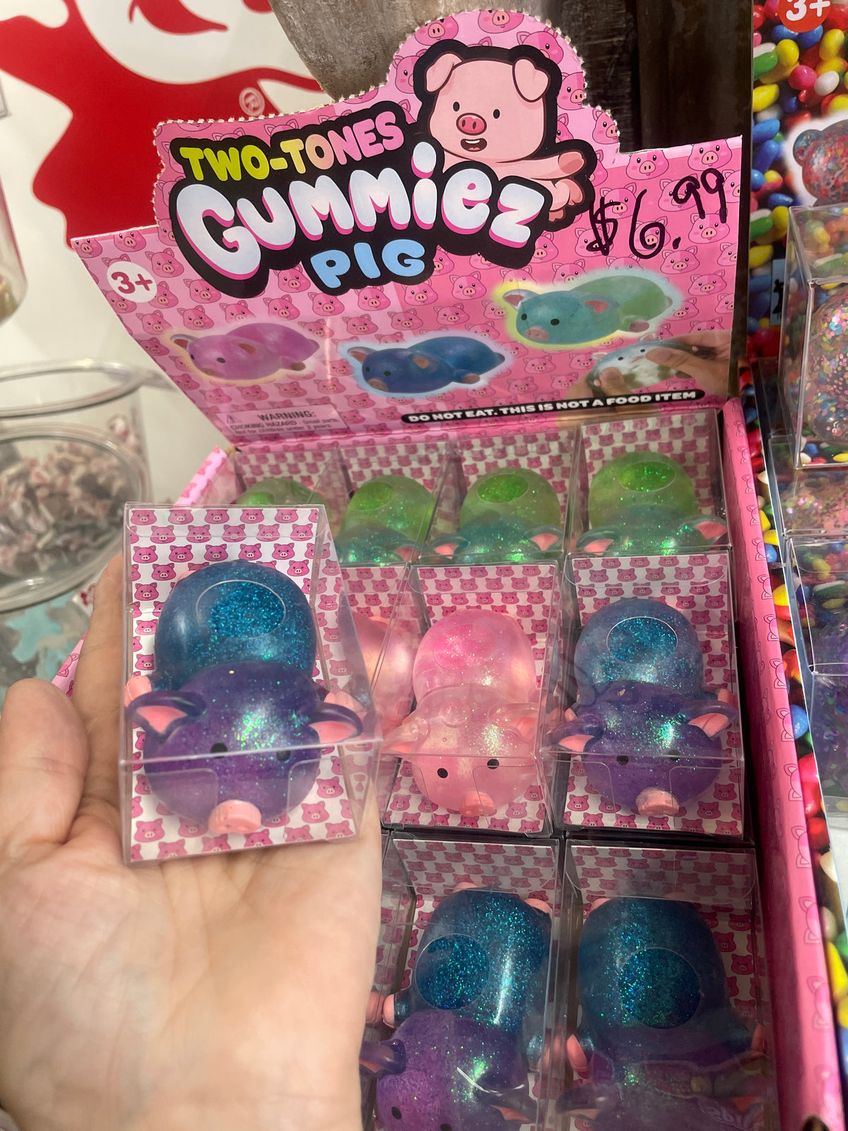 2-Tones Gummiez Pig Toy