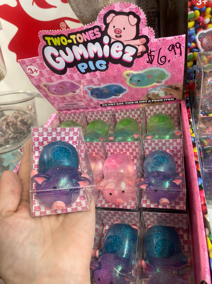 2-Tones Gummiez Pig Toy