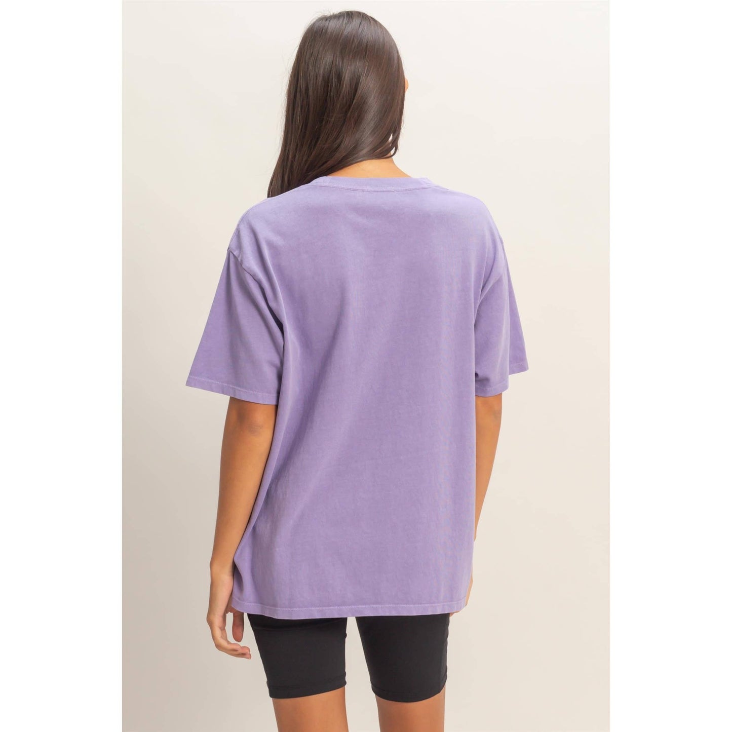 Pigment Dyed Crew Neck T-Shirt