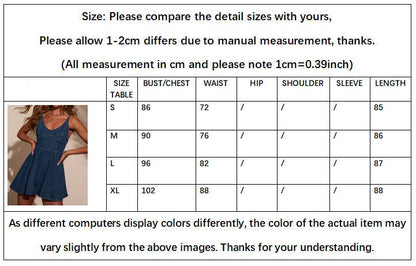 Denim High Waist Flowy Dress