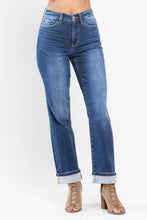 High Waist Thermal Straight Fit Jeans