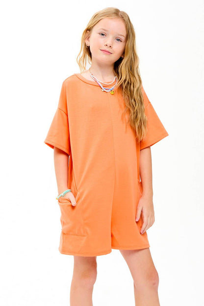Low-Back Oversized Romper/Onesie