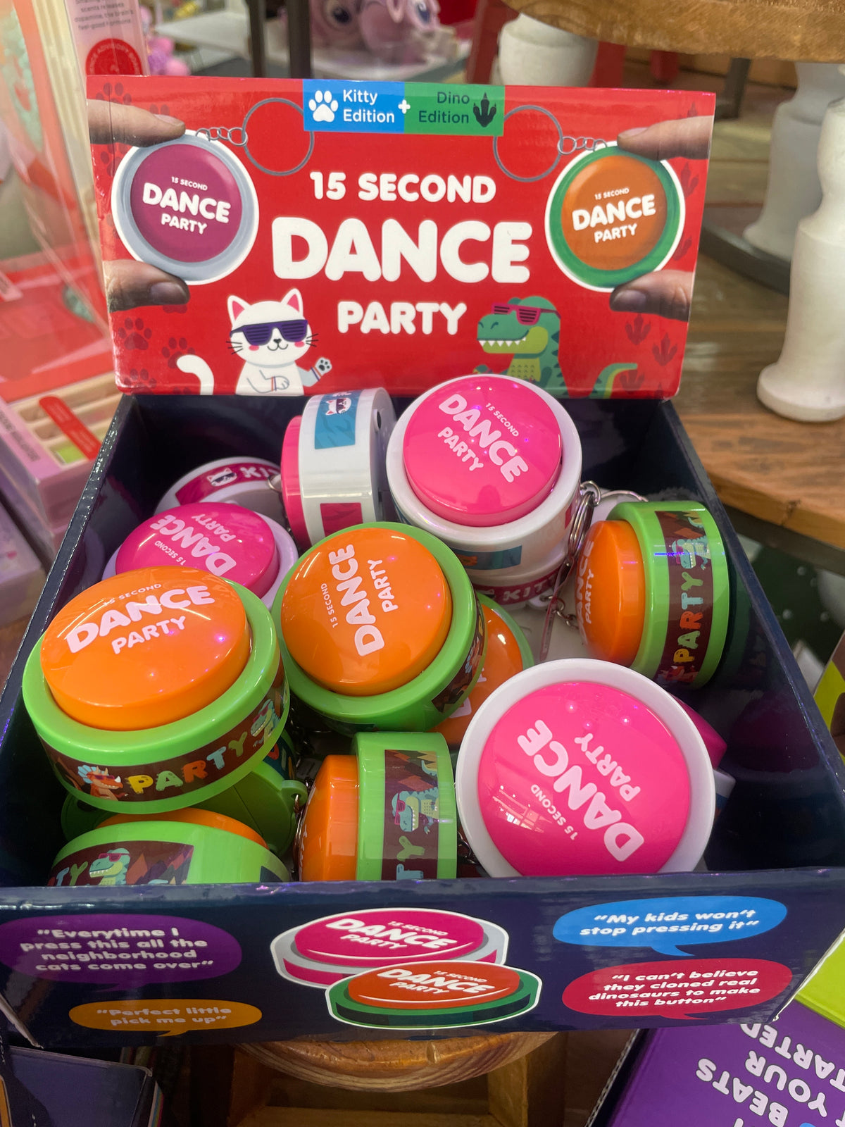 15 Second Dance Party Keychain