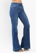 High Waist Wide Hem Flare Jeans