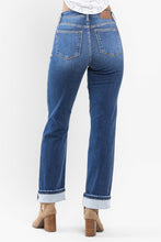 High Waist Thermal Straight Fit Jeans