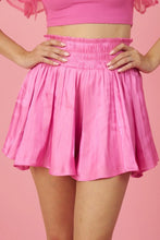 Metallic Pink Flowy Shorts