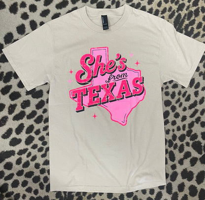 She’s From Texas Krazy Deal Tee