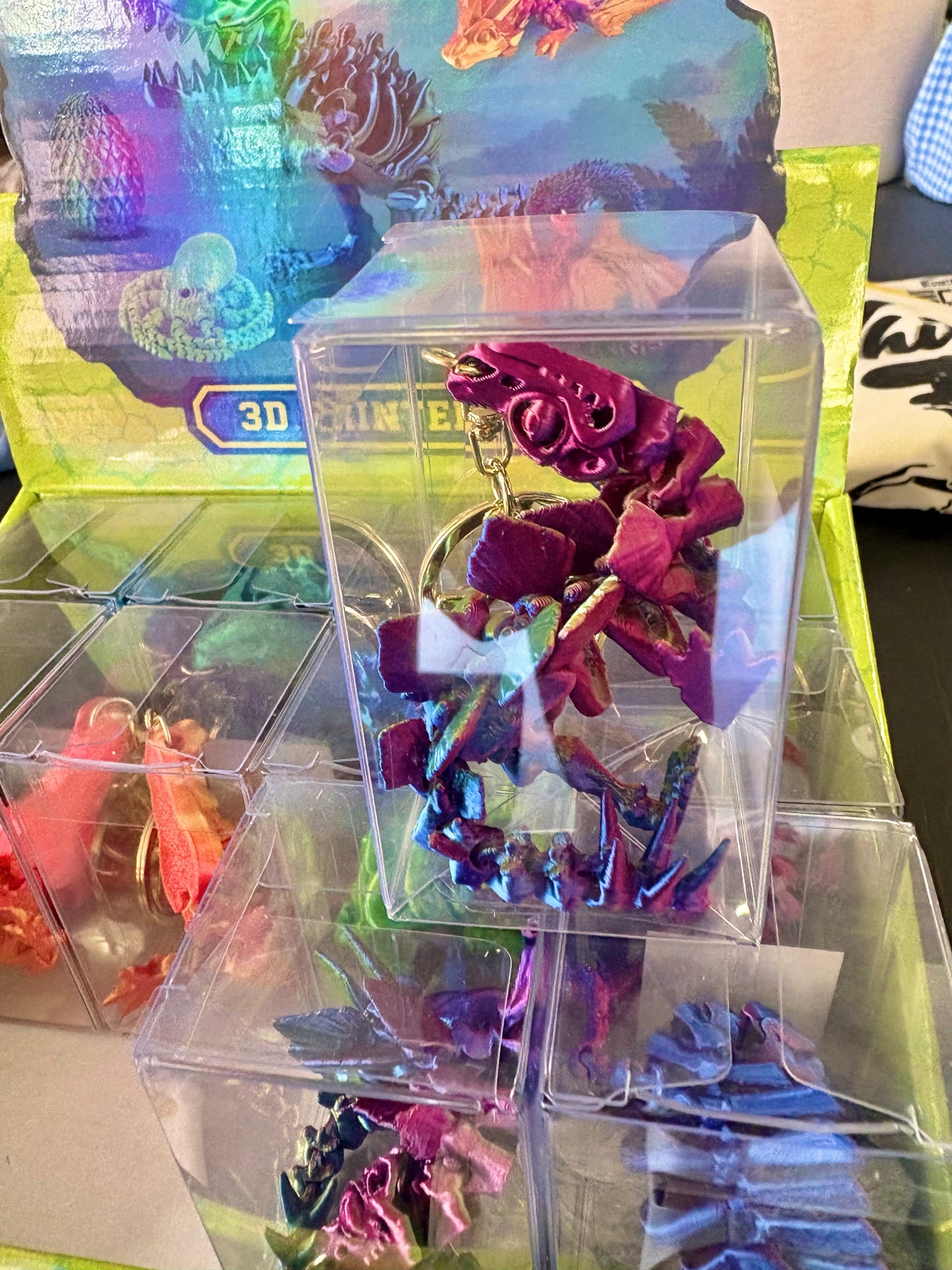 3D Printed Dragon Keychain