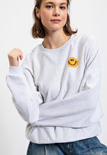 Happy Face Dolman Crewneck Sweatshirt