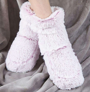 Marshmallow Pink Warmies Boots