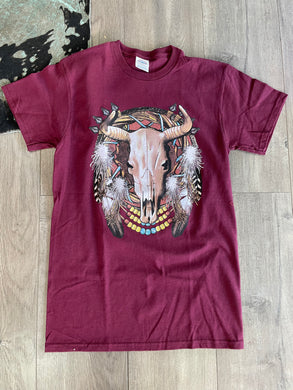 Cow Skull Dreamcatcher Tee