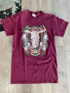 Cow Skull Dreamcatcher Tee