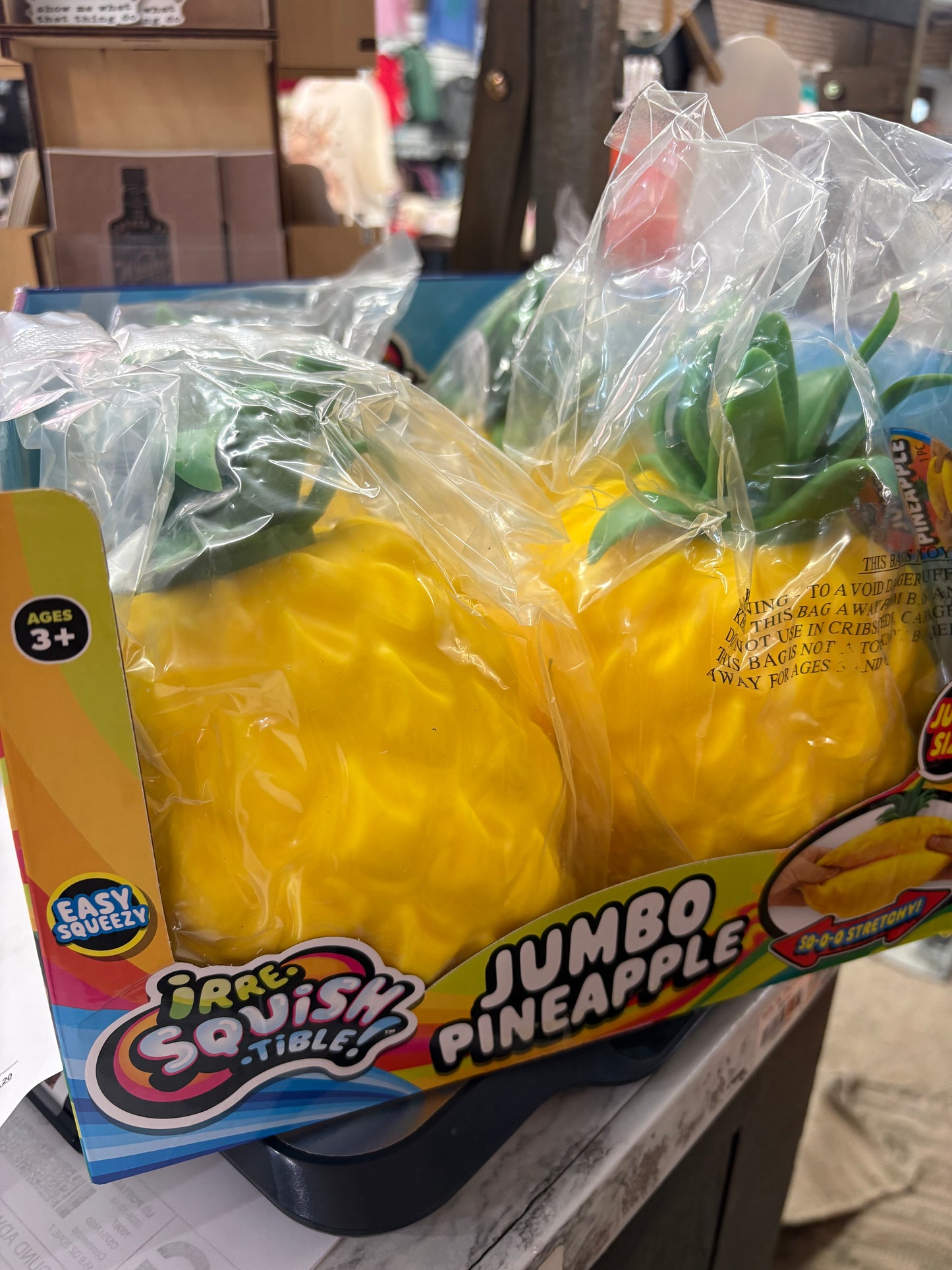 12" Pineapple Jumbo Squishy