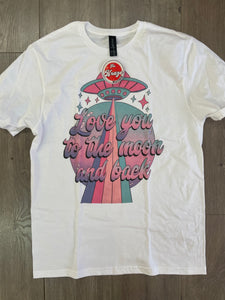 Love You to the Moon Tee