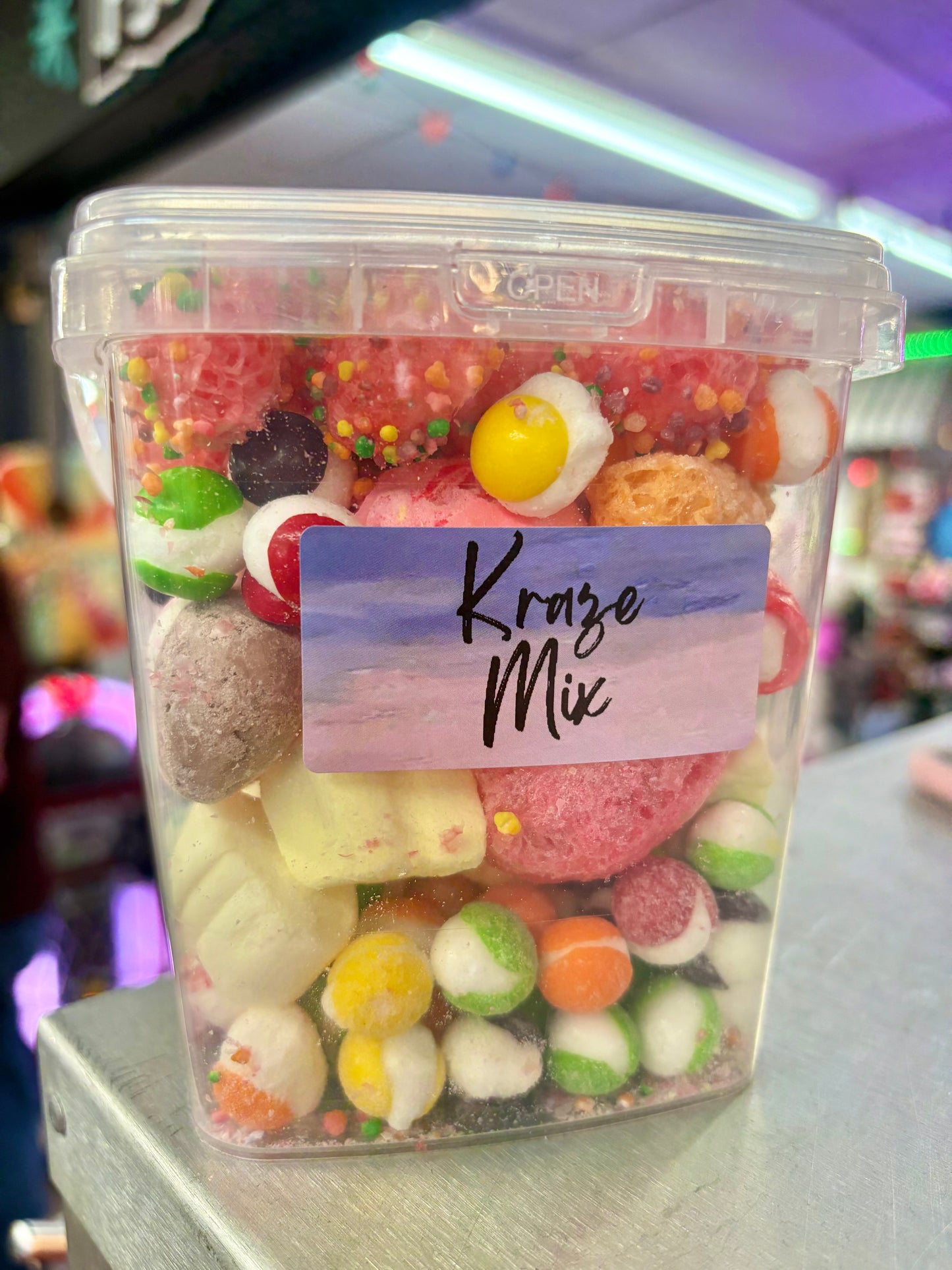 Kraze Bucket Assorted Freeze Dried Candy
