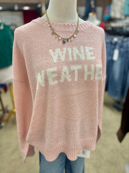 Wine Weather Sweater