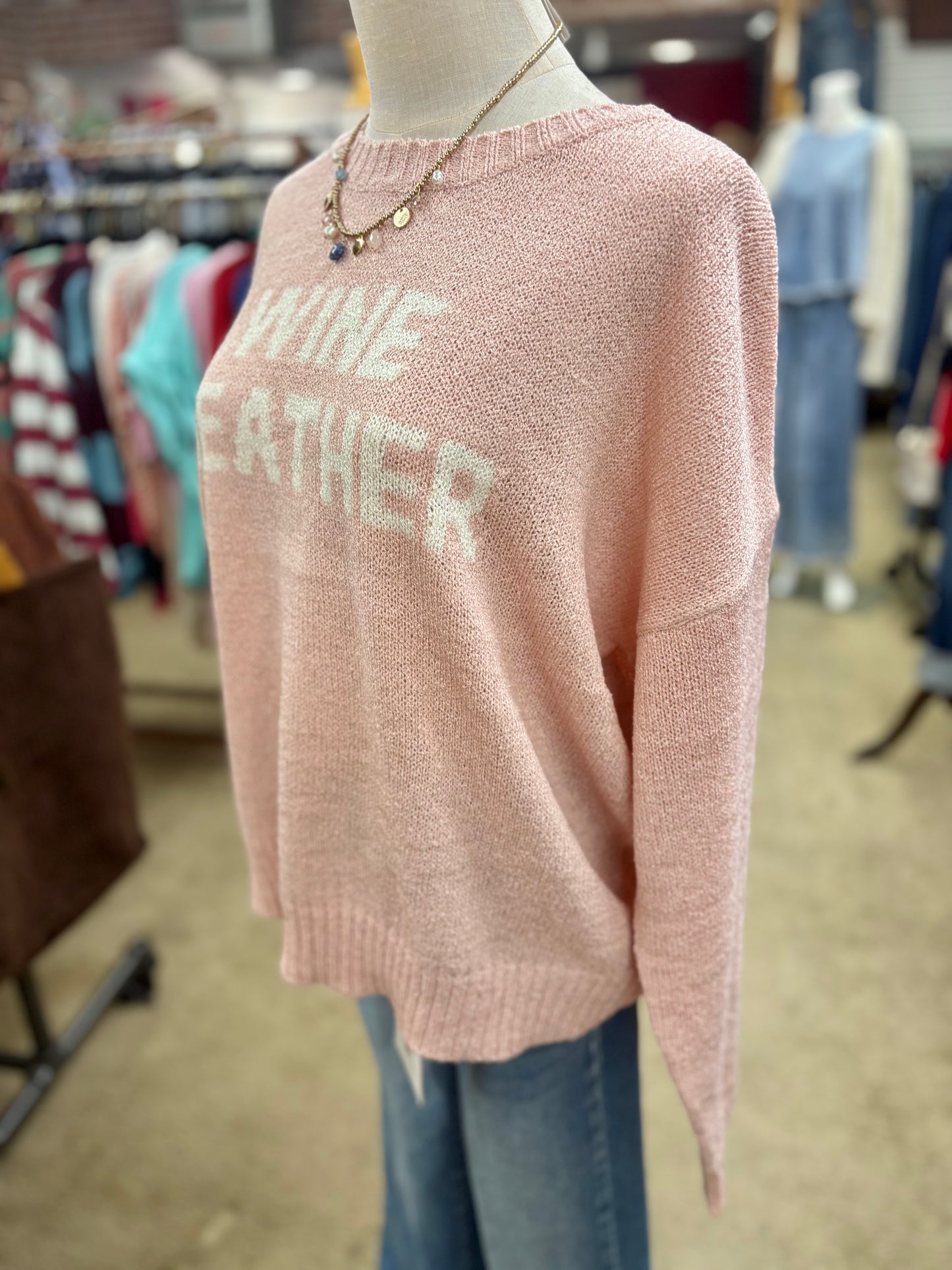 Wine Weather Sweater
