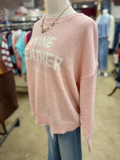 Wine Weather Sweater