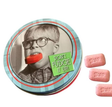 A Christmas Story Don't Fudge It Up Mint Tin