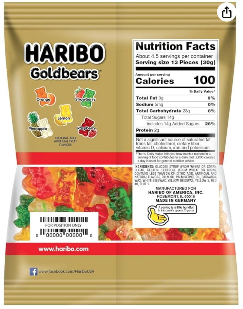 Haribo Gummy Bears